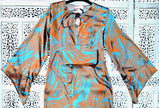 Vestito in  seta - Zebra azzurra