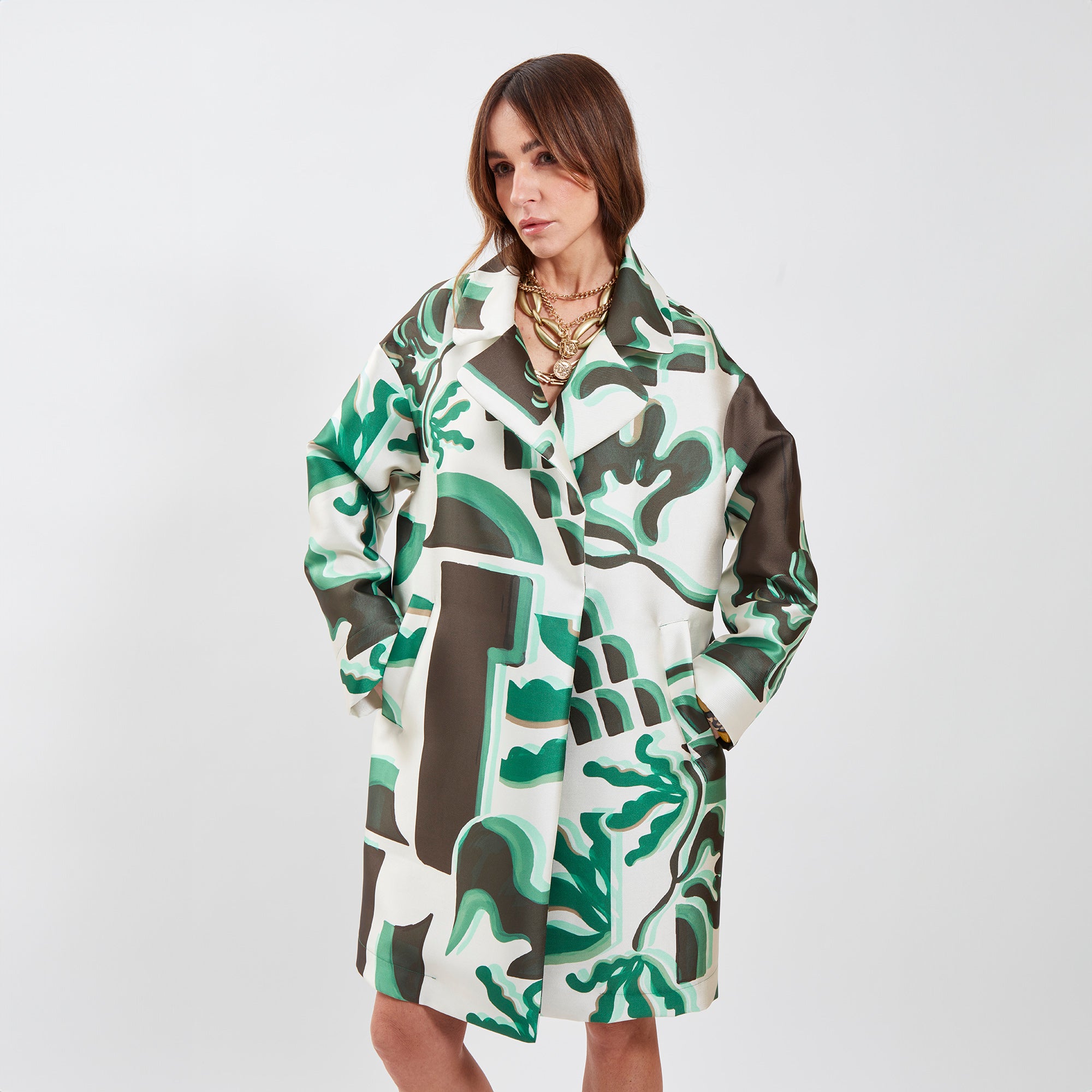 Cappotto Over in Mikado SALDI-70%
