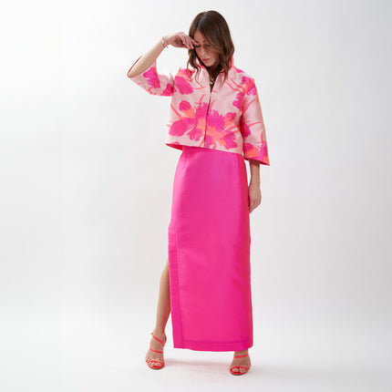 Gonna in Mikado Fucsia SALE -70%