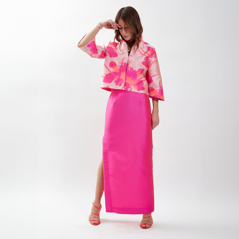 Gonna in Mikado Fucsia SALE -70%