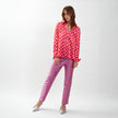 Shirt with geometric design