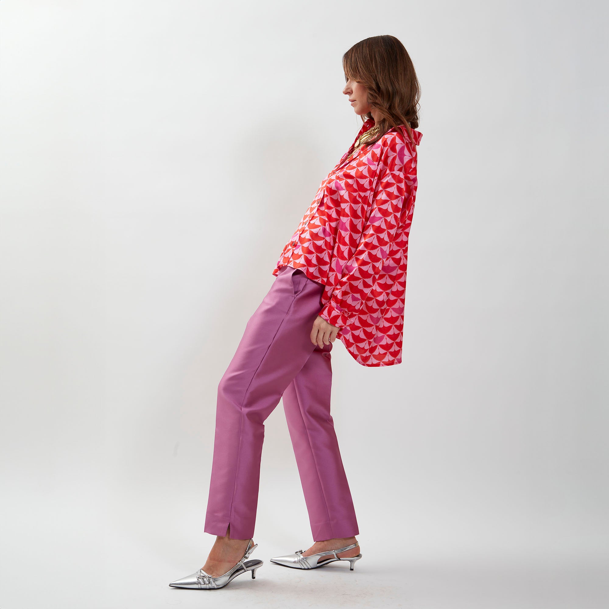 Shirt with geometric design
