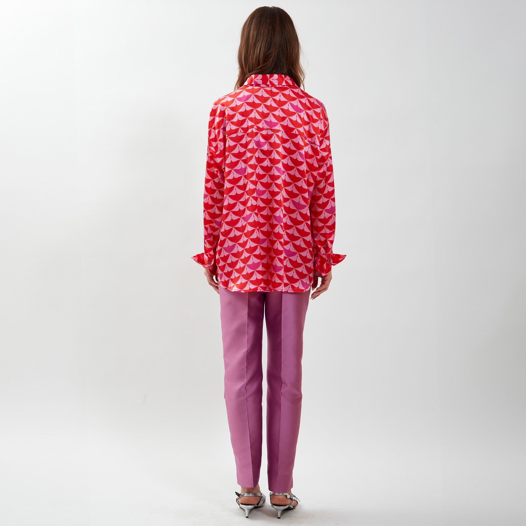 Shirt with geometric design