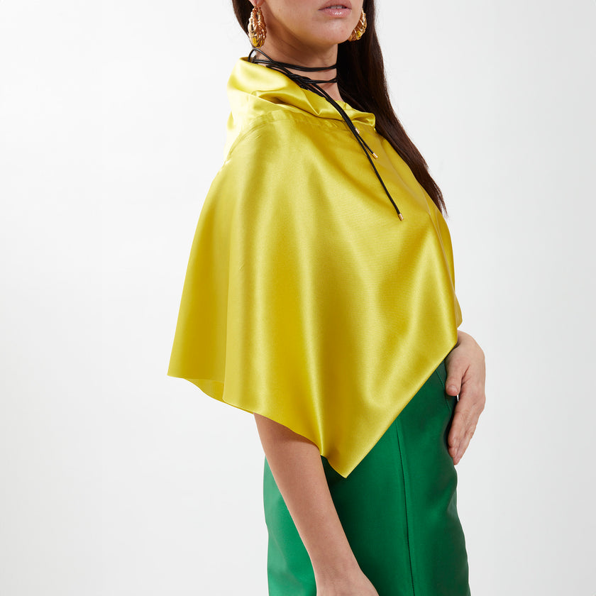 Gonna in Mikado Verde SALDI -70%