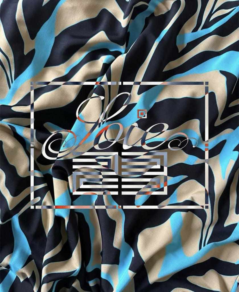 Abito in Fluid jersey