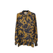 Camicia kimono in seta stampata