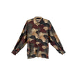 Camicia kimono in seta stampata