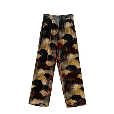 Pantalone palazzo in velluto