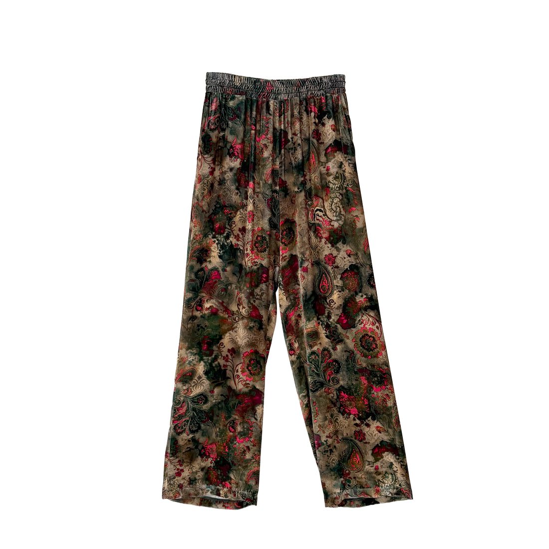 Pantalone palazzo in velluto