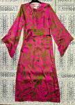 Vestito in  seta - Zebra Fucsia